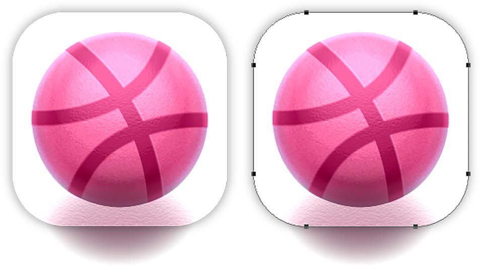 1 layer style dribbble icon