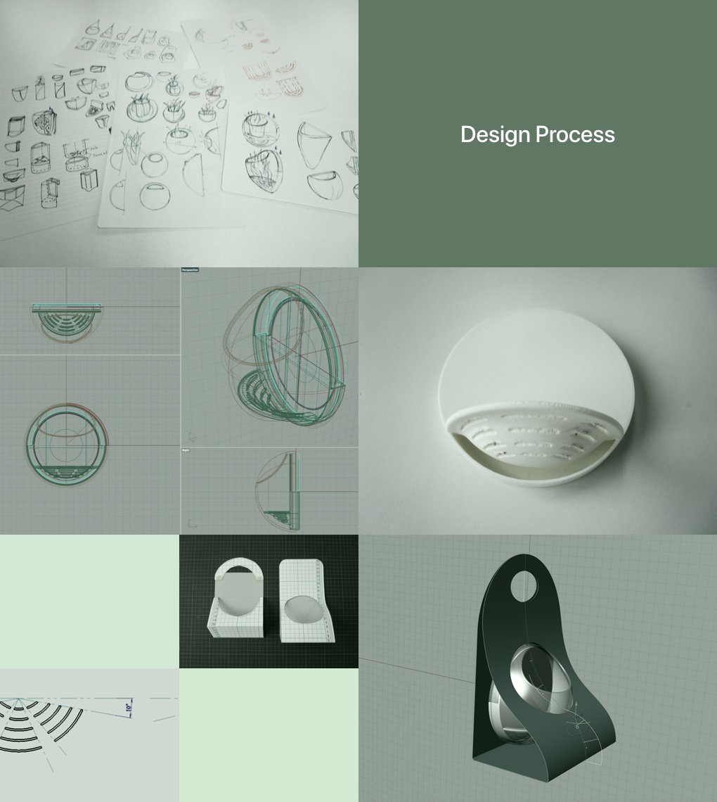 アイデアスケッチ、3D CAD、3Dプリンタによるプロトタイピング